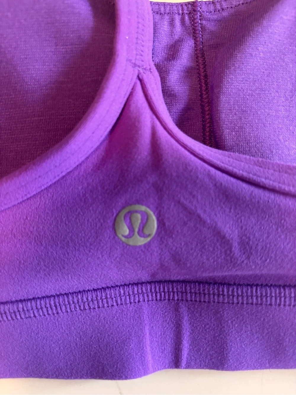 Lululemon Flow Y Nulu Bra in Purple